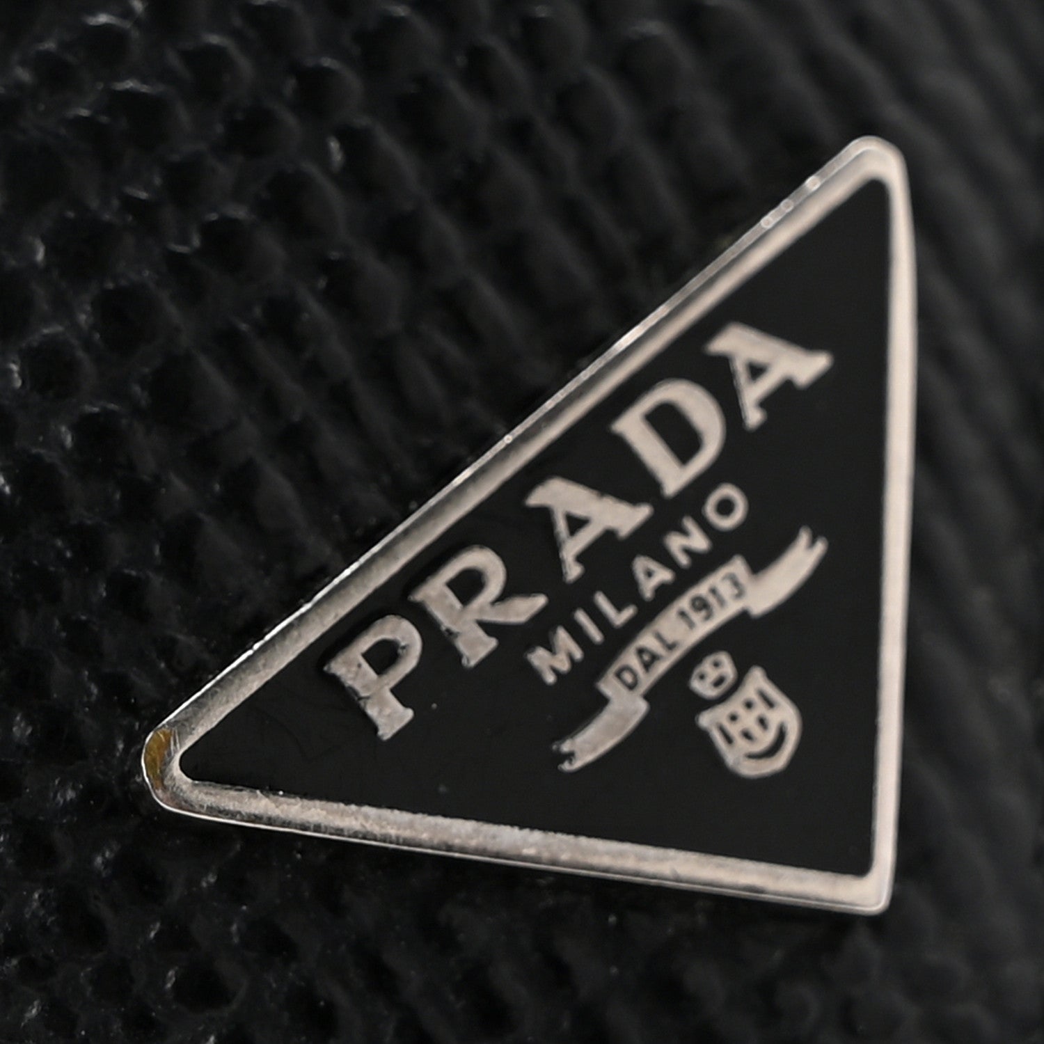 Prada Saffiano Flap Wallet Black Baltico 9 of 10