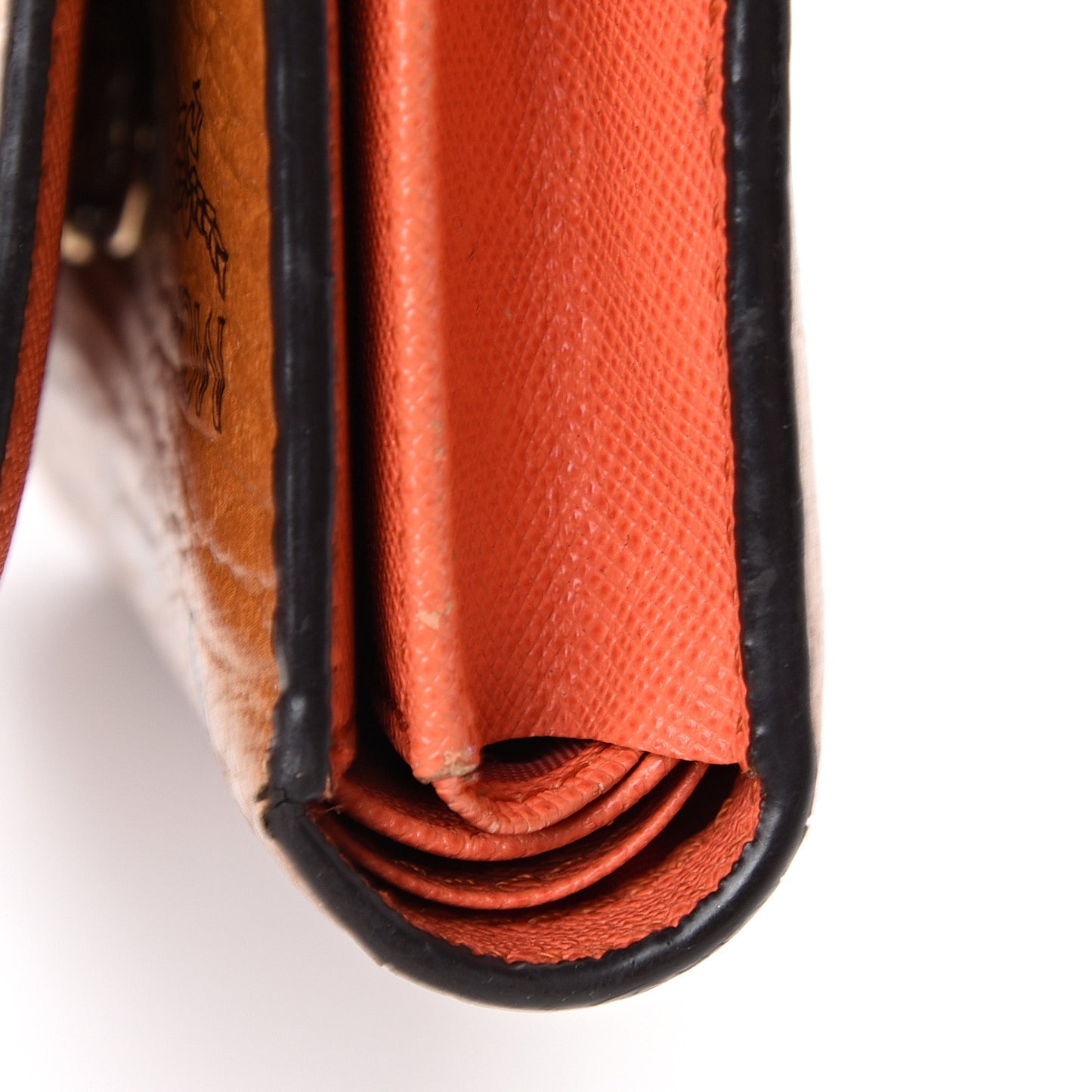 Visetos Tri-Fold Wallet Cognac
