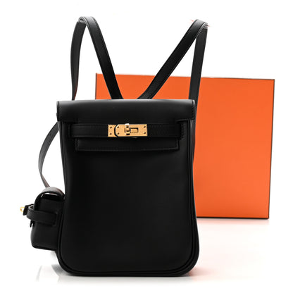 Hermes Swift Kelly Jump Backpack Black 11 of 11