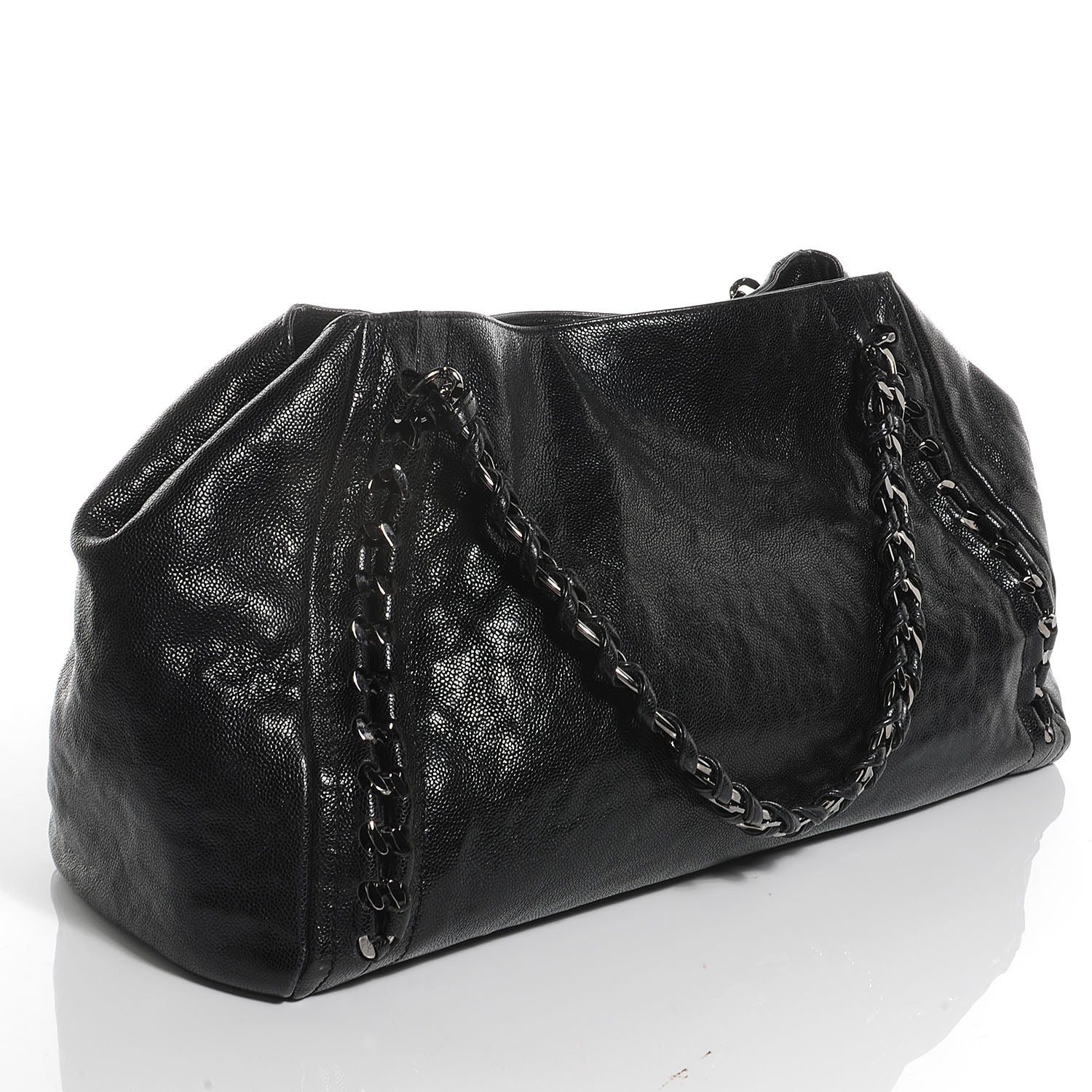 Chanel Caviar Modern Chain Tote Black 3 of 7