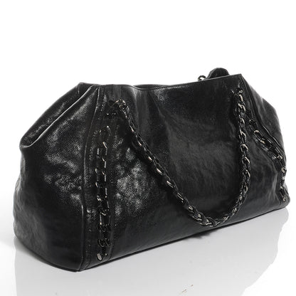 Chanel Caviar Modern Chain Tote Black 3 of 7