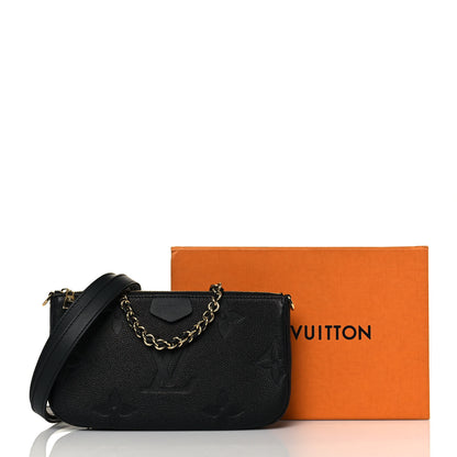 Louis Vuitton Empreinte Monogram Giant Multi Pochette Accessories Large Pochette Black 11 of 11