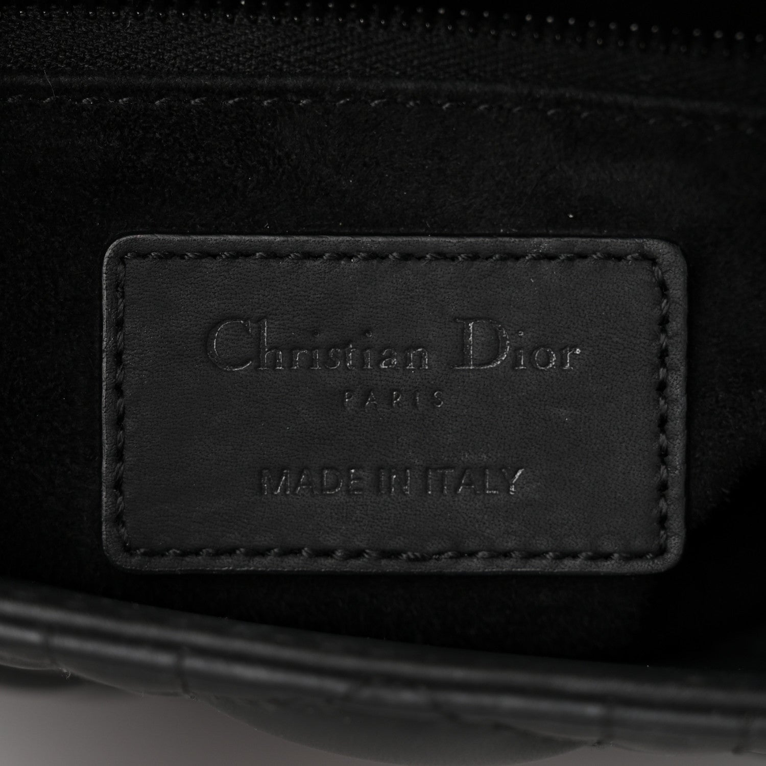 Christian Dior Ultra Matte Calfskin Cannage Small My ABCDior Lady Dior Black 6 of 17