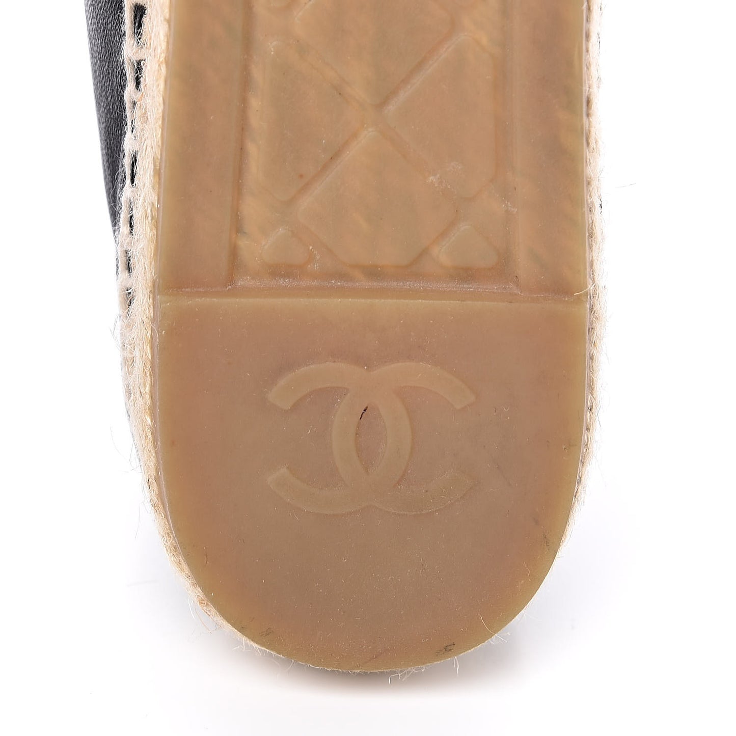 Lambskin CC Espadrilles 41 Black