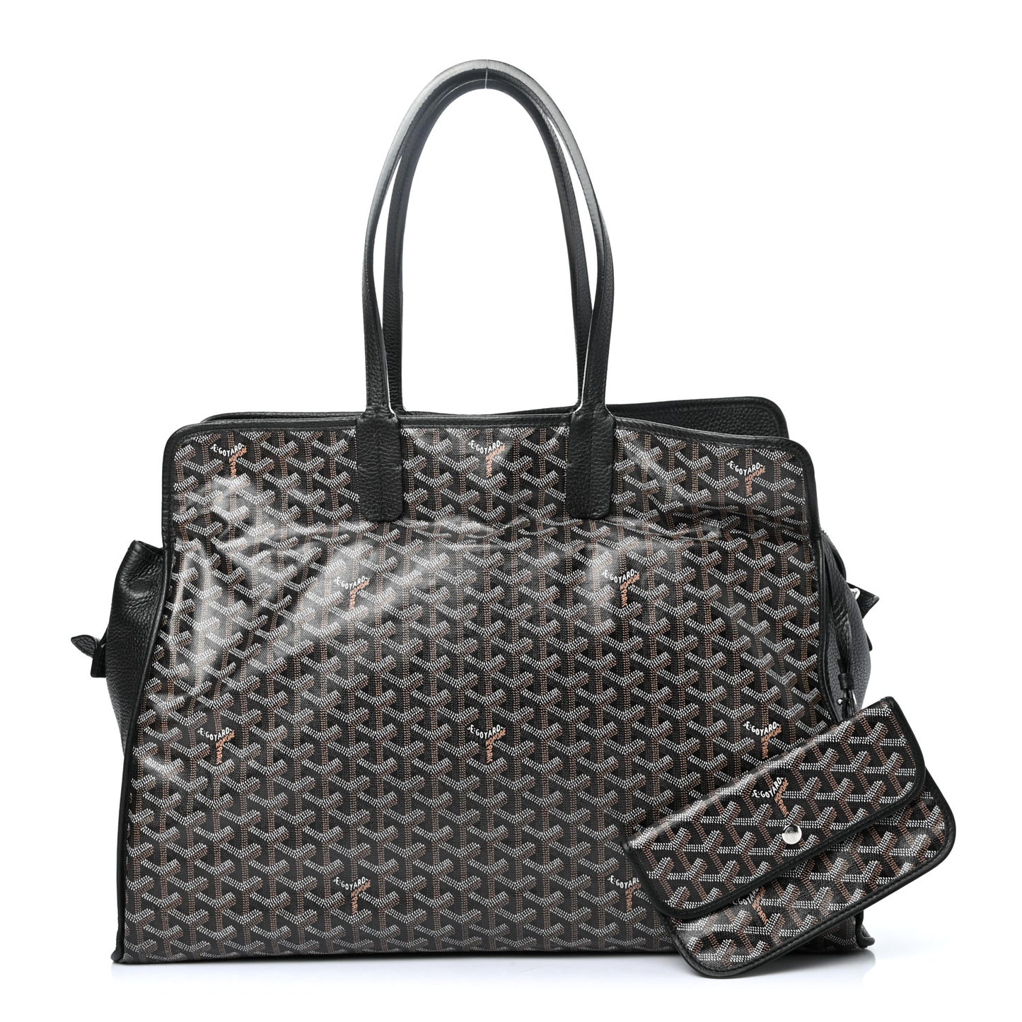 Goyardine Sac Hardy Pet Carrier GM Black