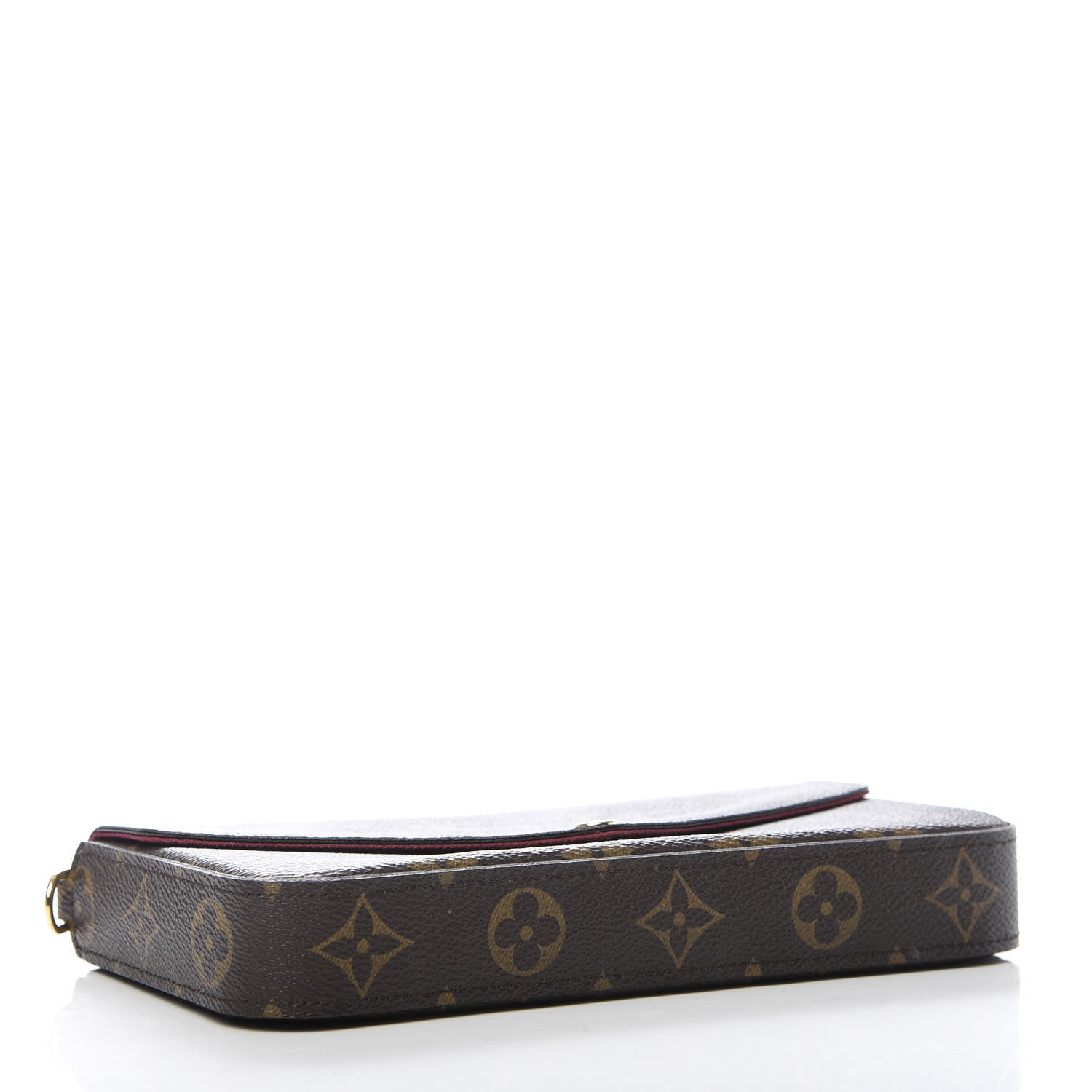 Louis Vuitton Monogram Pochette Felicie Chain Wallet Fuchsia 4 of 9