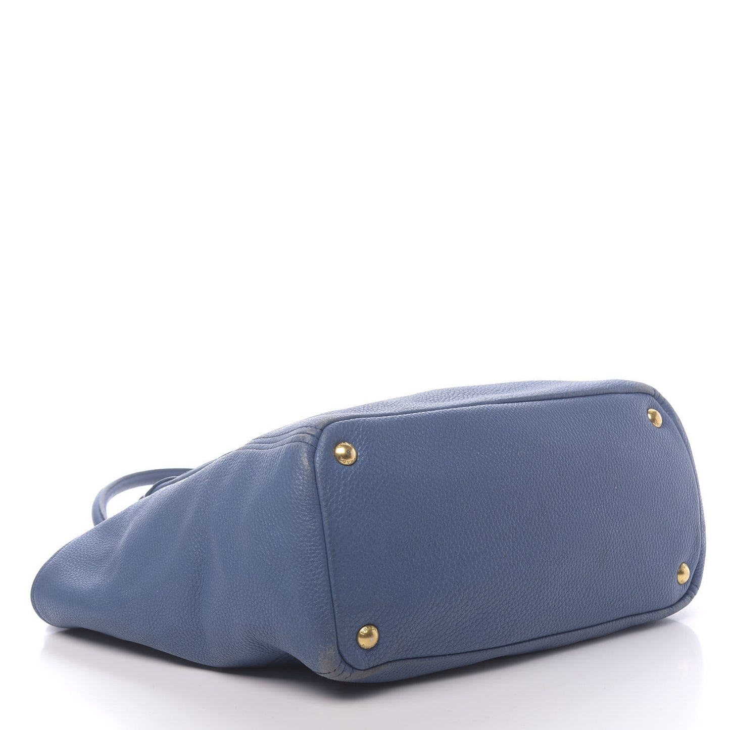 Vitello Daino Side Pocket Tote Cobalto