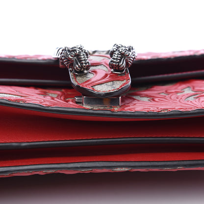 Gucci GG Supreme Monogram Arabesque Small Dionysus Shoulder Bag Hibiscus Red 10 of 14
