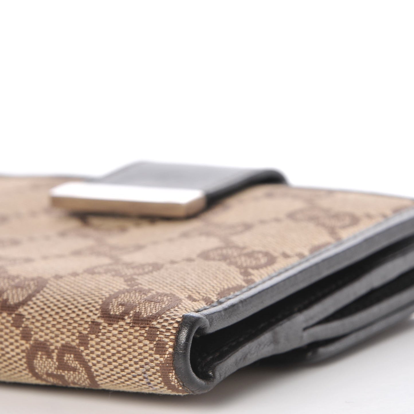 Monogram Compact Wallet Dark Brown