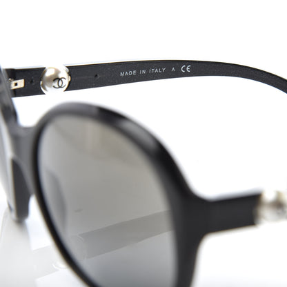Chanel CC Pearl Sunglasses 5211-H Black 6 of 8