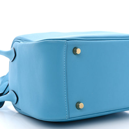 Hermes Swift Mini Lindy 20 Bleu Du Nord 9 of 11