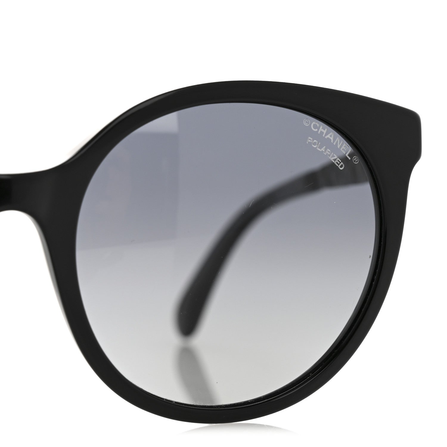 Chanel Acetate Metal Polarized Pantos Sunglasses 5440-A Black 7 of 9