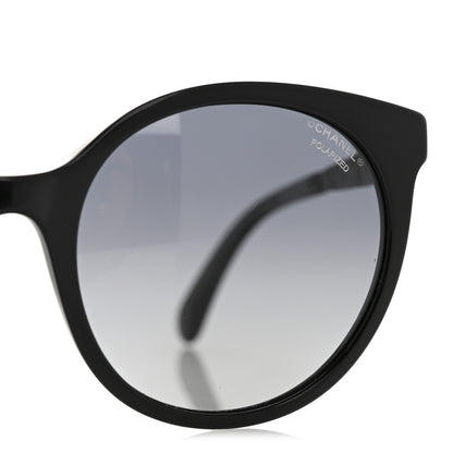 Chanel Acetate Metal Polarized Pantos Sunglasses 5440-A Black 7 of 9