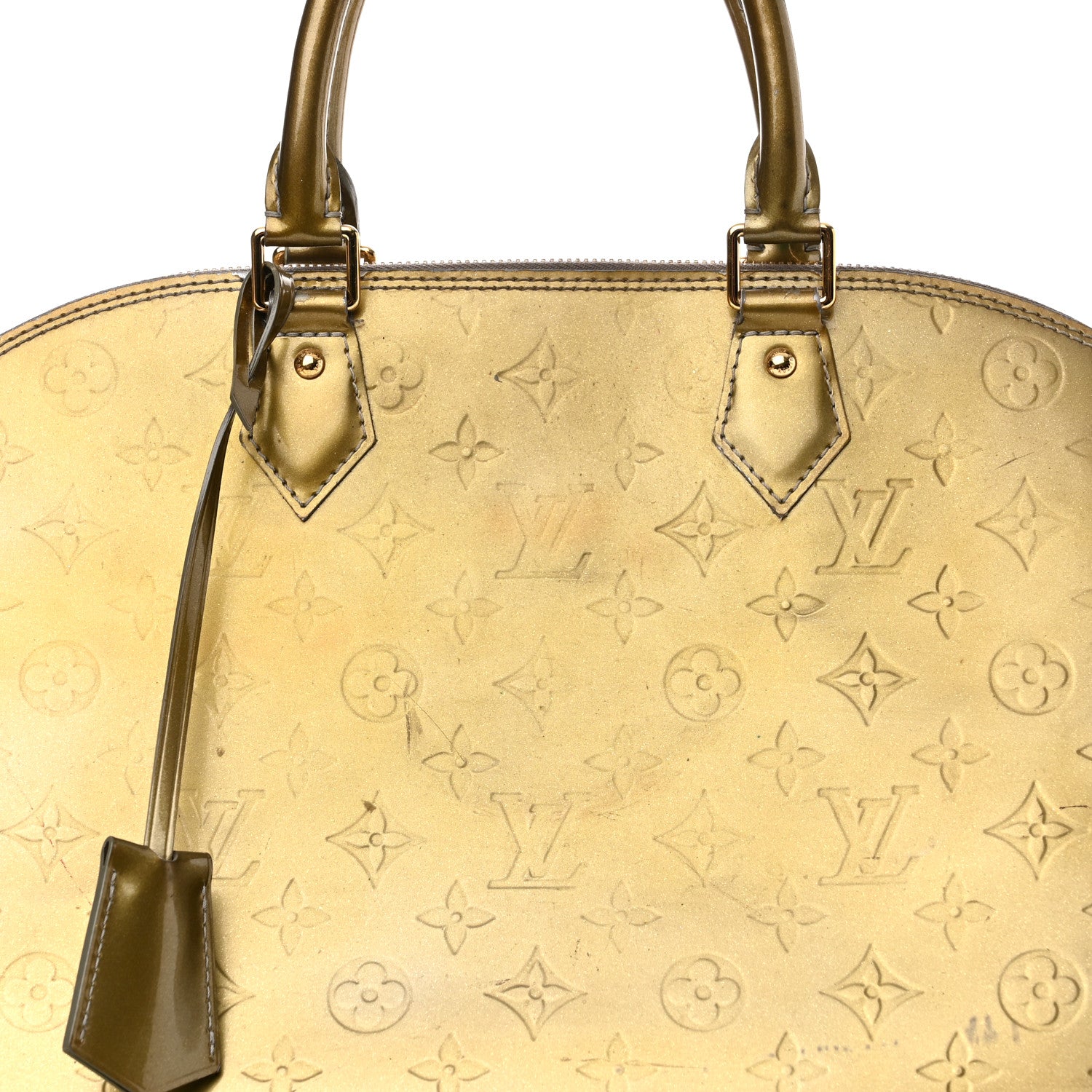 Louis Vuitton Vernis Alma GM Givre 6 of 17