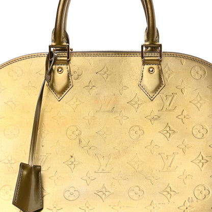 Louis Vuitton Vernis Alma GM Givre 6 of 17
