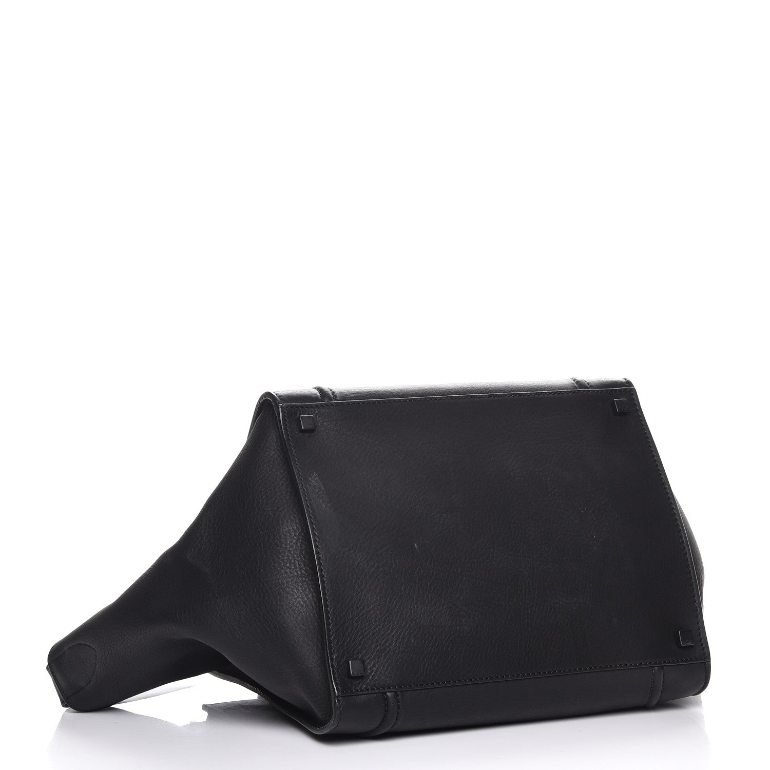 Celine Supple Calfskin Medium Phantom Luggage Black 4 of 10