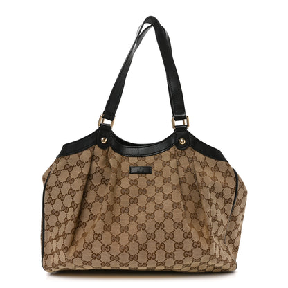 Gucci Monogram Shoulder Bag Dark Brown 1 of 9