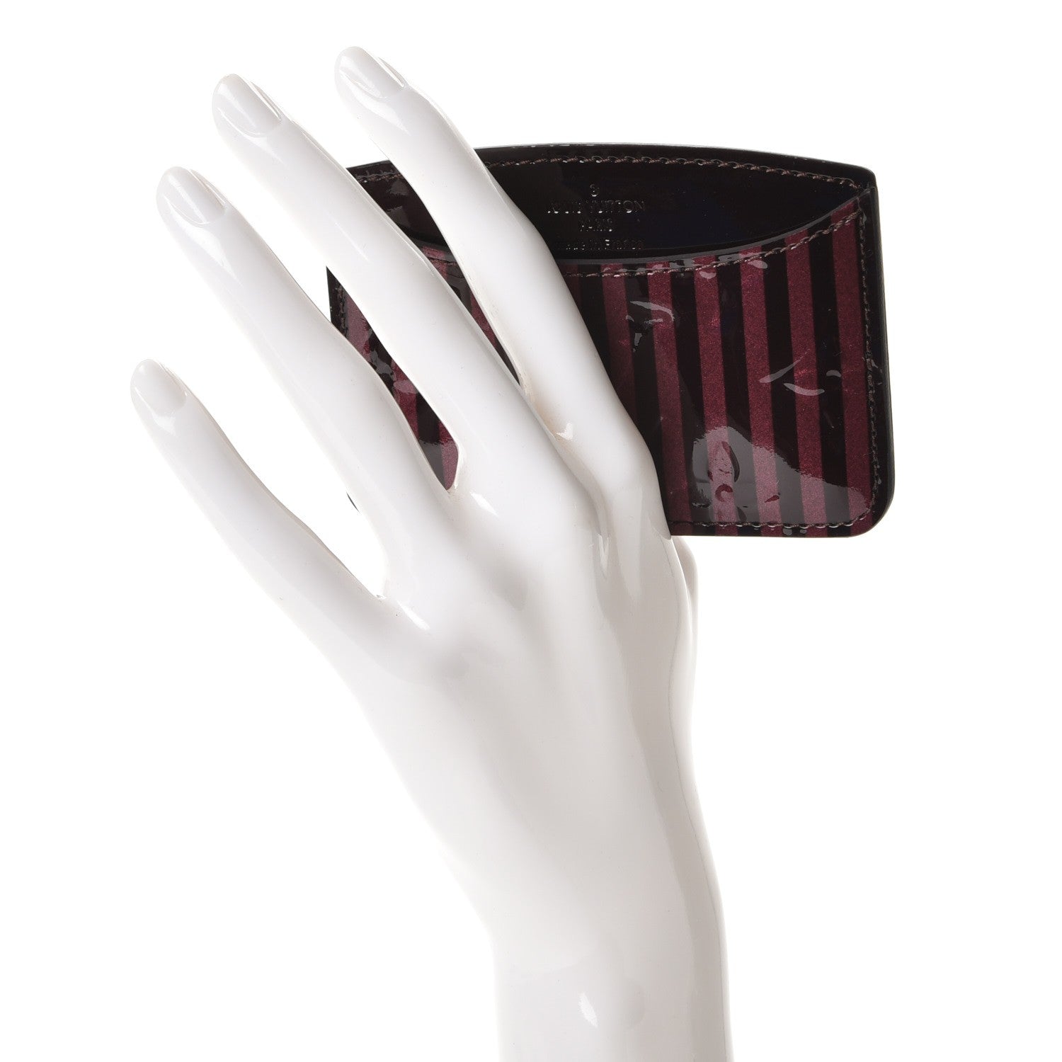 Louis Vuitton Vernis Rayures Mirror Case Amarante 2 of 10