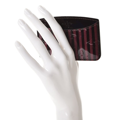 Louis Vuitton Vernis Rayures Mirror Case Amarante 2 of 10