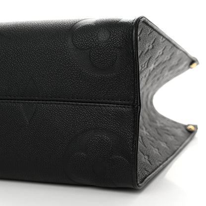 Louis Vuitton Empreinte Monogram Giant OnTheGo MM Black 9 of 14