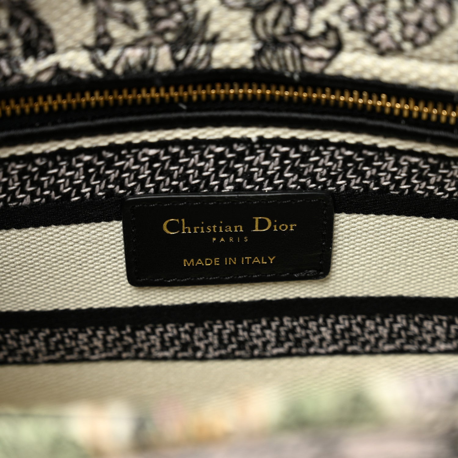 Christian Dior Canvas Around the World Embroidered Medium Lady D-Lite White Multicolor 6 of 10