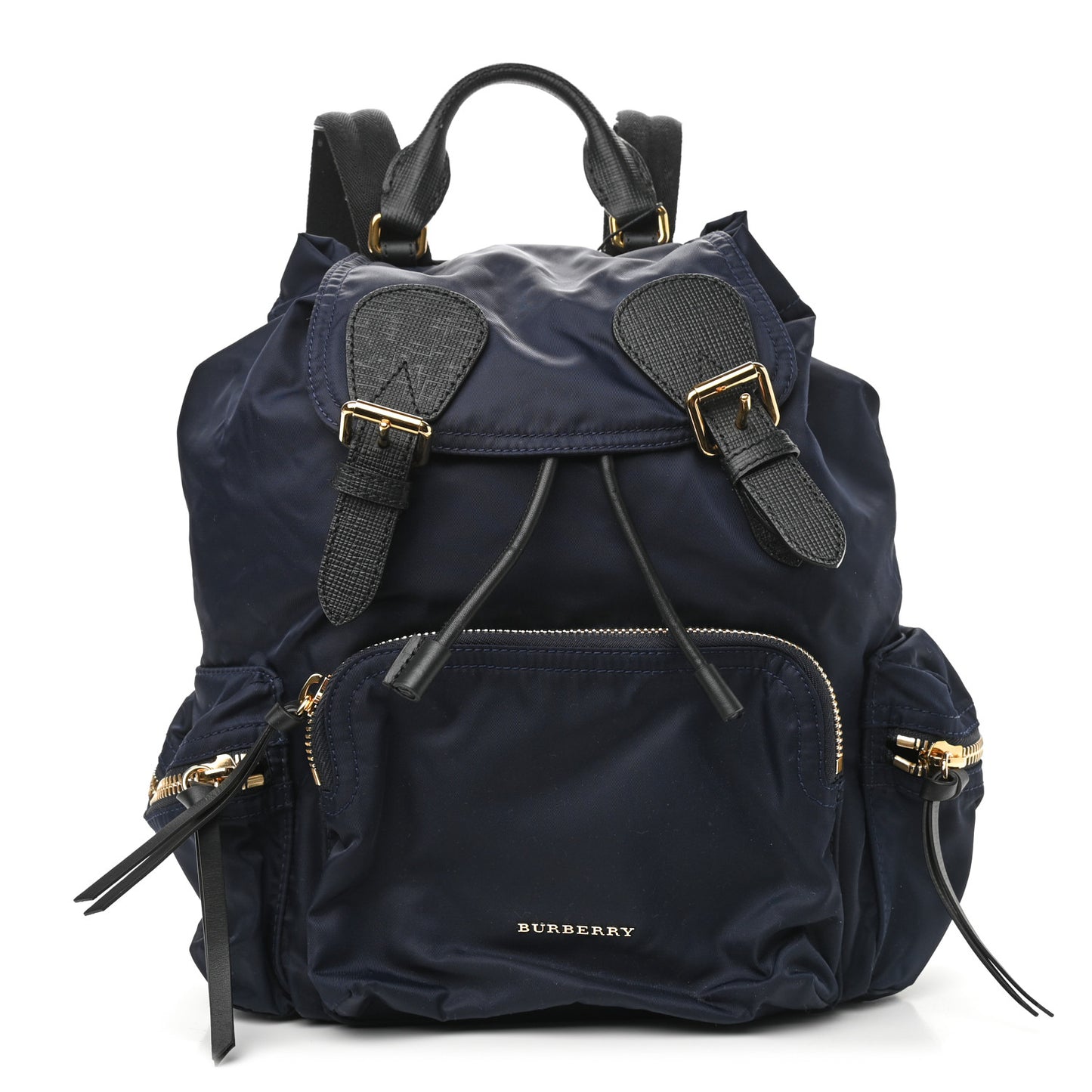 Nylon Medium Rucksack Backpack Ink Blue