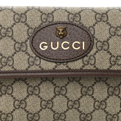 Gucci GG Supreme Monogram Neo Vintage Web Belt Bag Brown 8 of 11