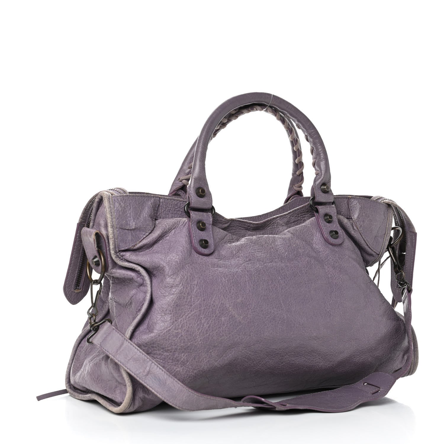 Balenciaga Agneau Classic Hardware City Glycine 2 of 11
