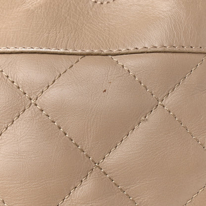 Burberry Calfskin Quilted Bucket Shoulder Bag Beige 13 of 15