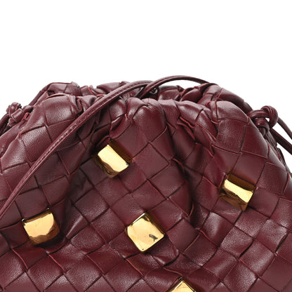 Bottega Veneta Nappa Intrecciato Studded The Mini Pouch Barolo 8 of 11