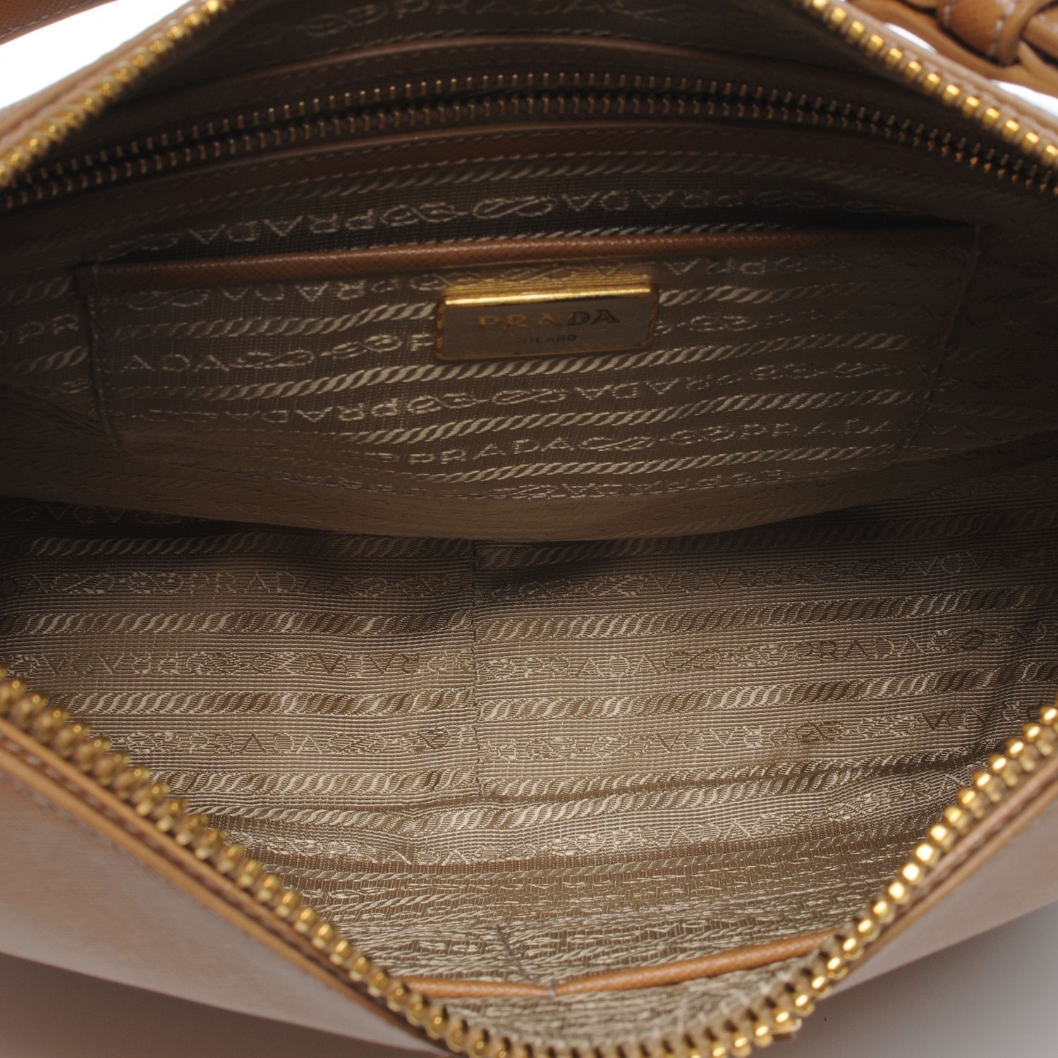 Prada Saffiano Lux Hobo Caramel 6 of 9