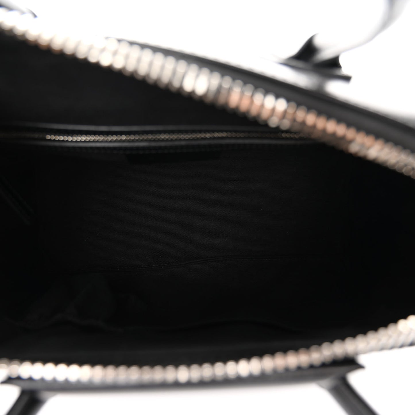 Shiny Lord Calfskin Small Antigona Black