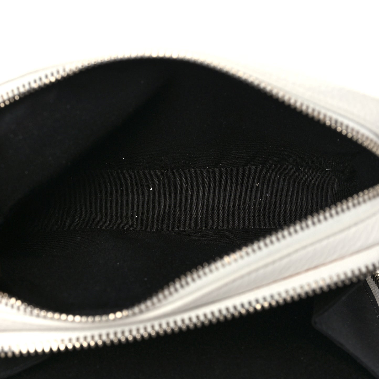 X DANIEL ARSHAM Grained Calfskin Newspaper Messenger White