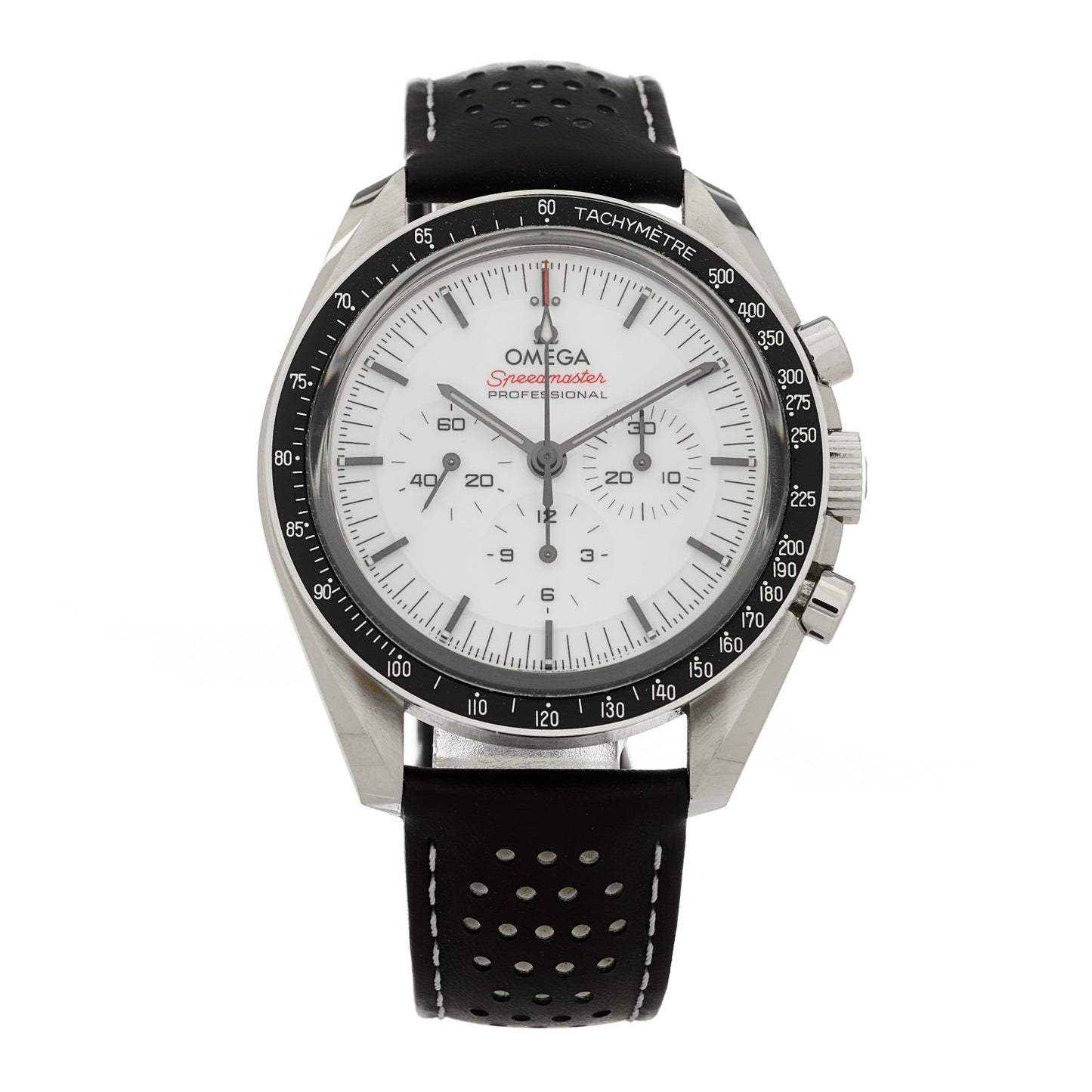 Stainless Steel Calfskin 42mm Speedmaster Moonwatch Professional Chronograph Manual Winding Watch White 310.32.42.50.04.002