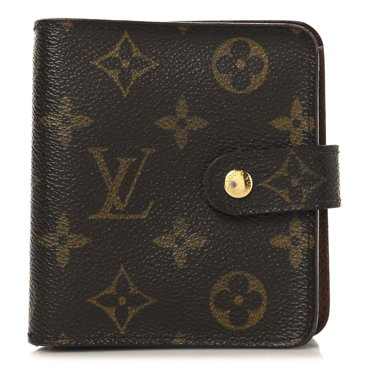 Monogram Compact Zippe Zipped Wallet