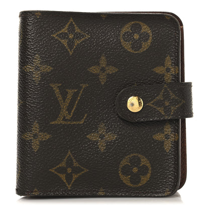 Louis Vuitton Monogram Compact Zippe Zipped Wallet 1 of 10