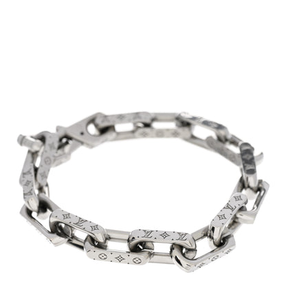 Louis Vuitton Monogram Chain Link Bracelet M Silver 1 of 5