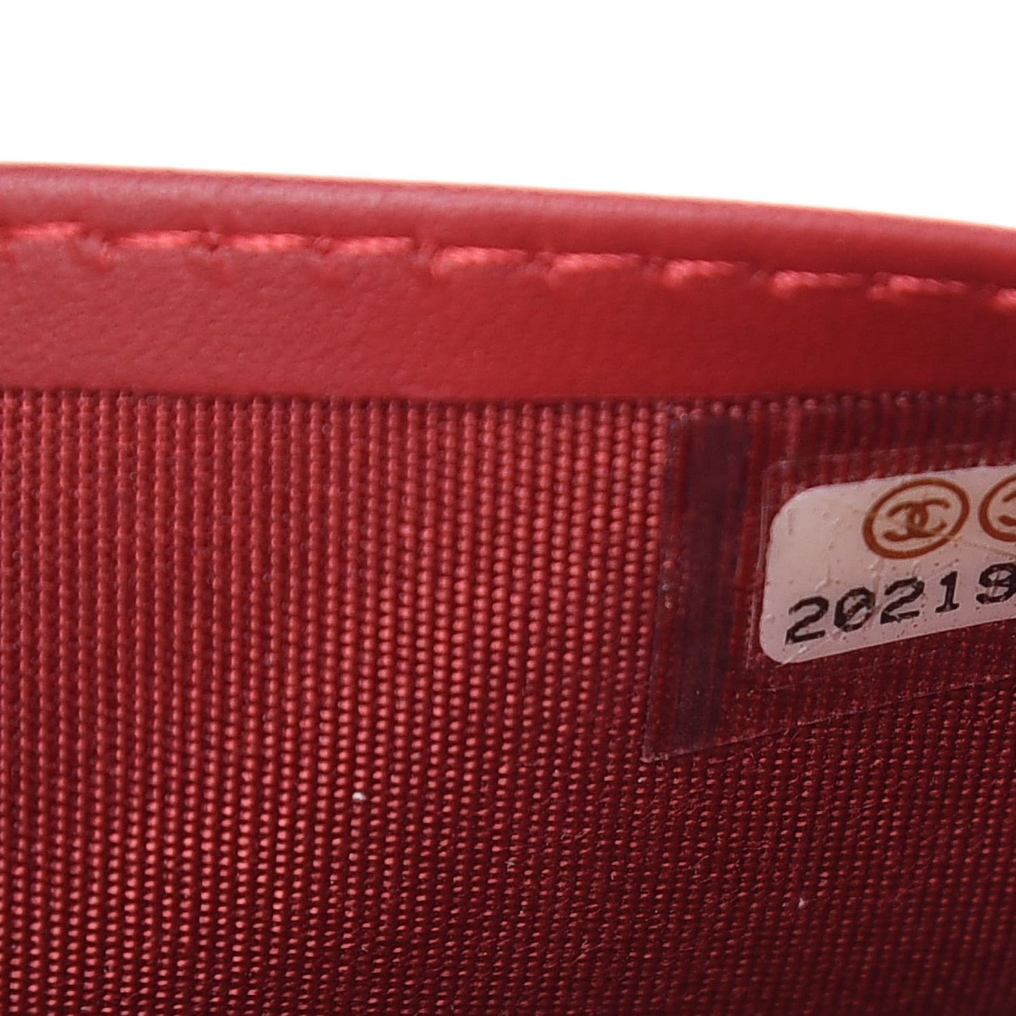 Patent Quilted Brilliant Yen Wallet Red