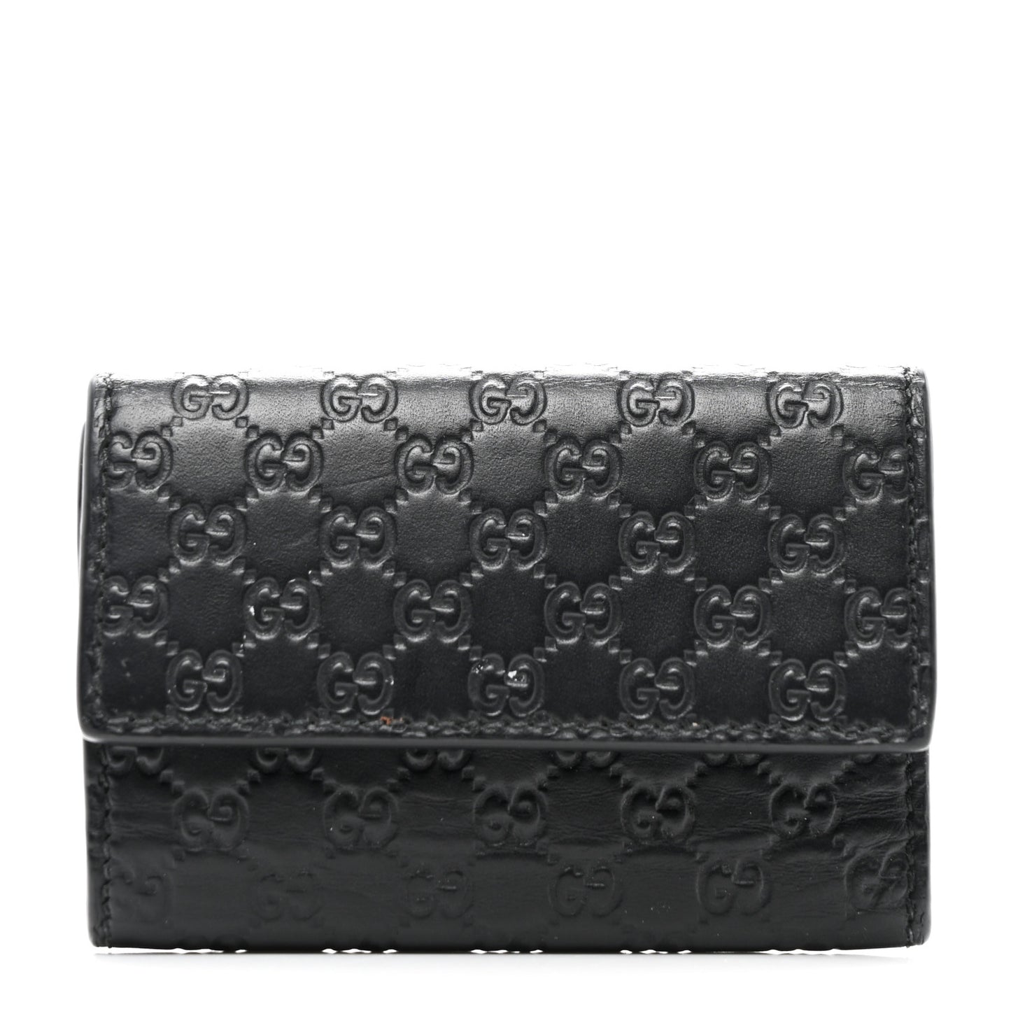 Guccissima 6 Key Holder Case Black
