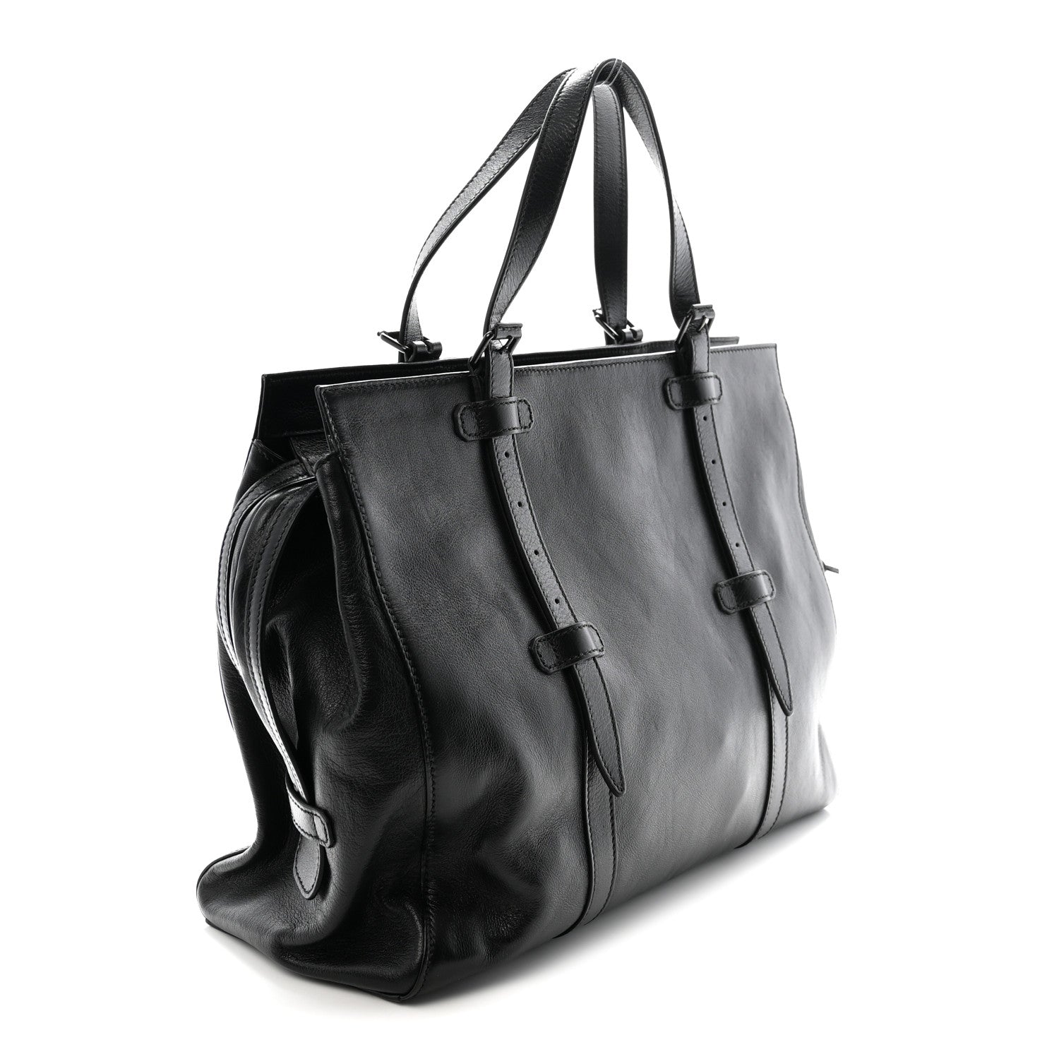 Gucci Piuma Lux Energy Monochrome Tonal GG Medium Tote Bag Black 3 of 10