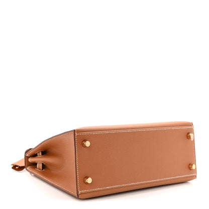 Hermes Epsom Kelly Sellier 25 Gold 4 of 11