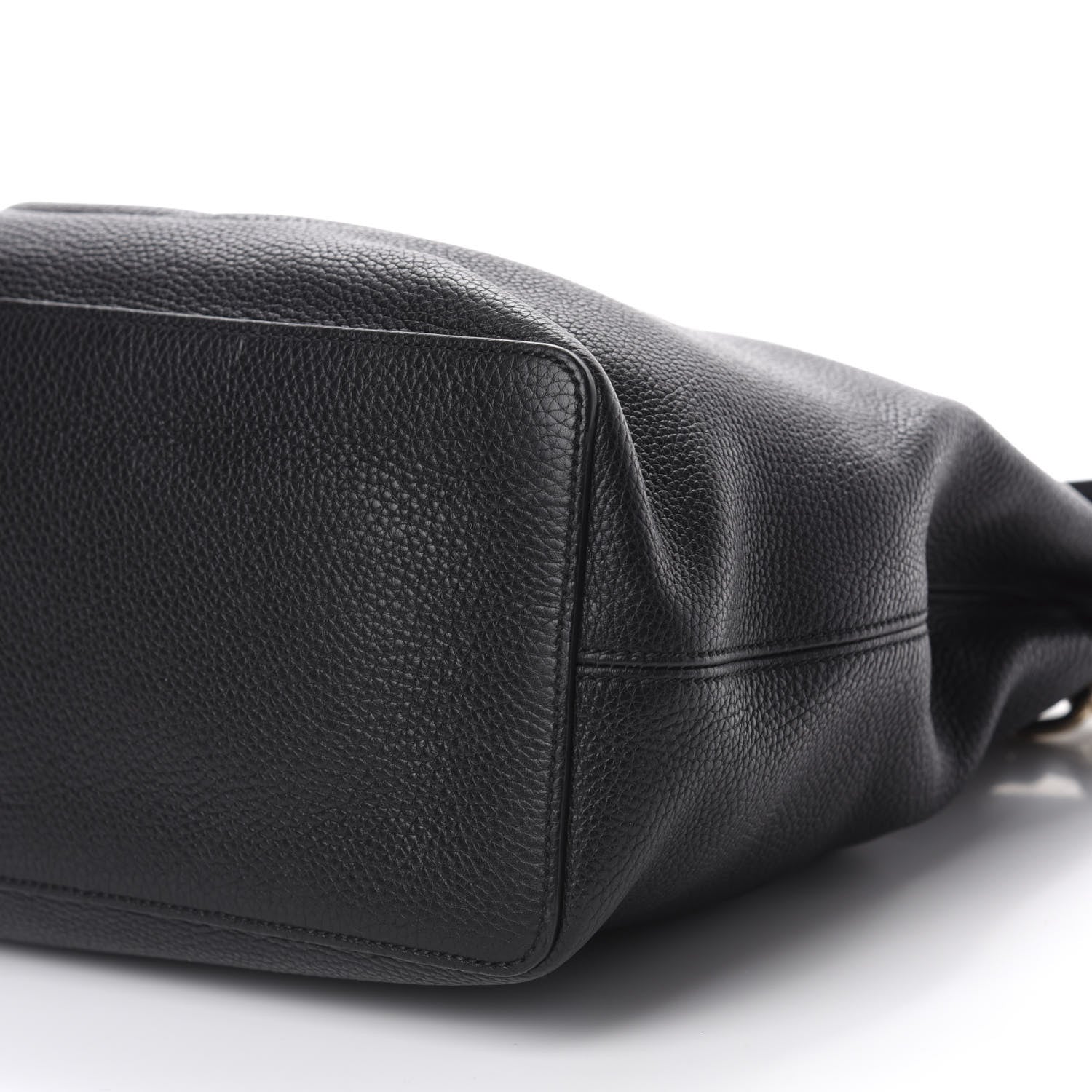 Gucci Pebbled Calfskin Large Soho Hobo Black 7 of 10