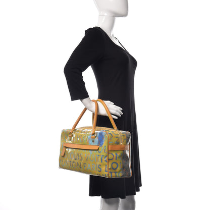 Louis Vuitton Monogram Pulp Defile Weekender PM Yellow 2 of 16