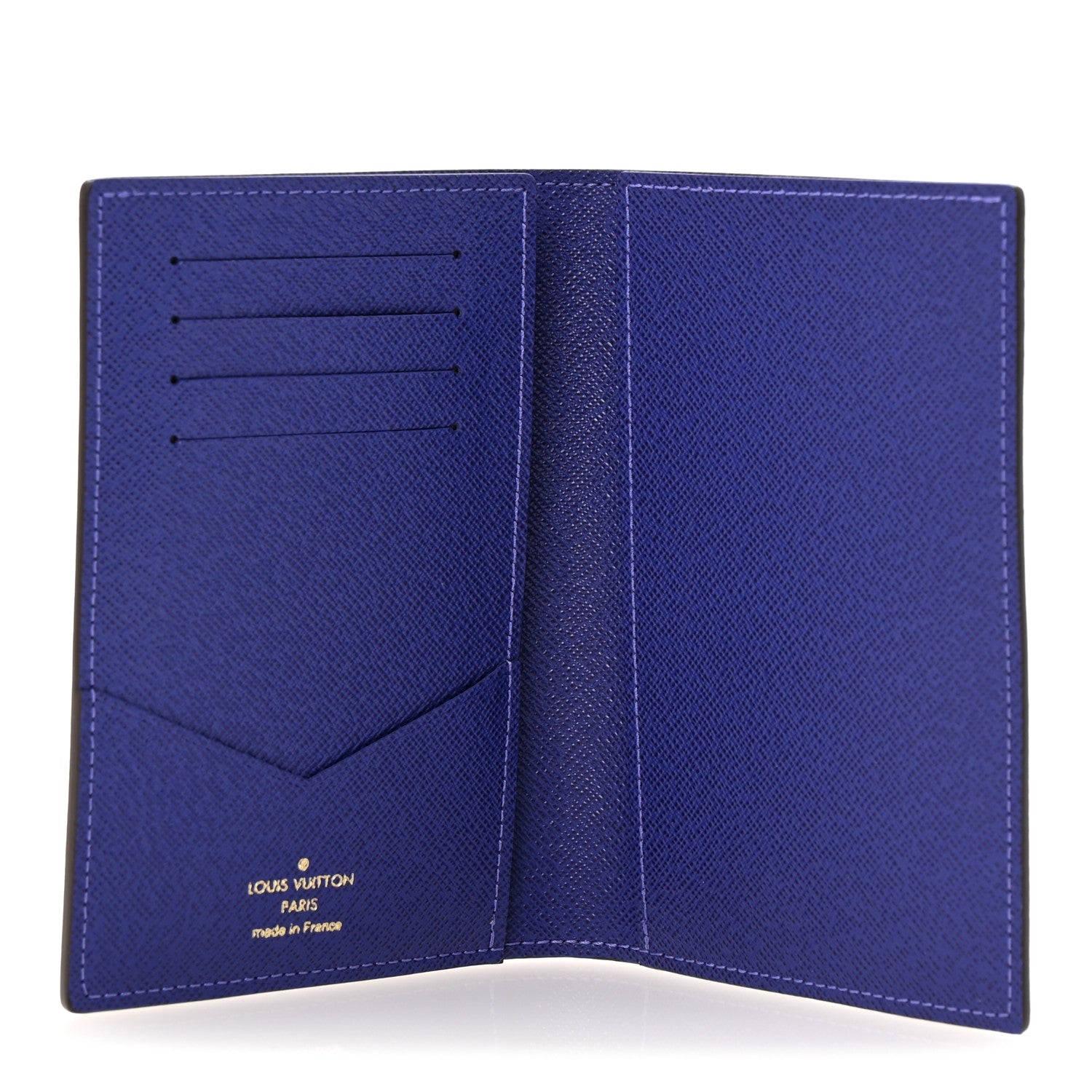 Louis Vuitton Monogram My LV Heritage Passport Cover Violet Bleu