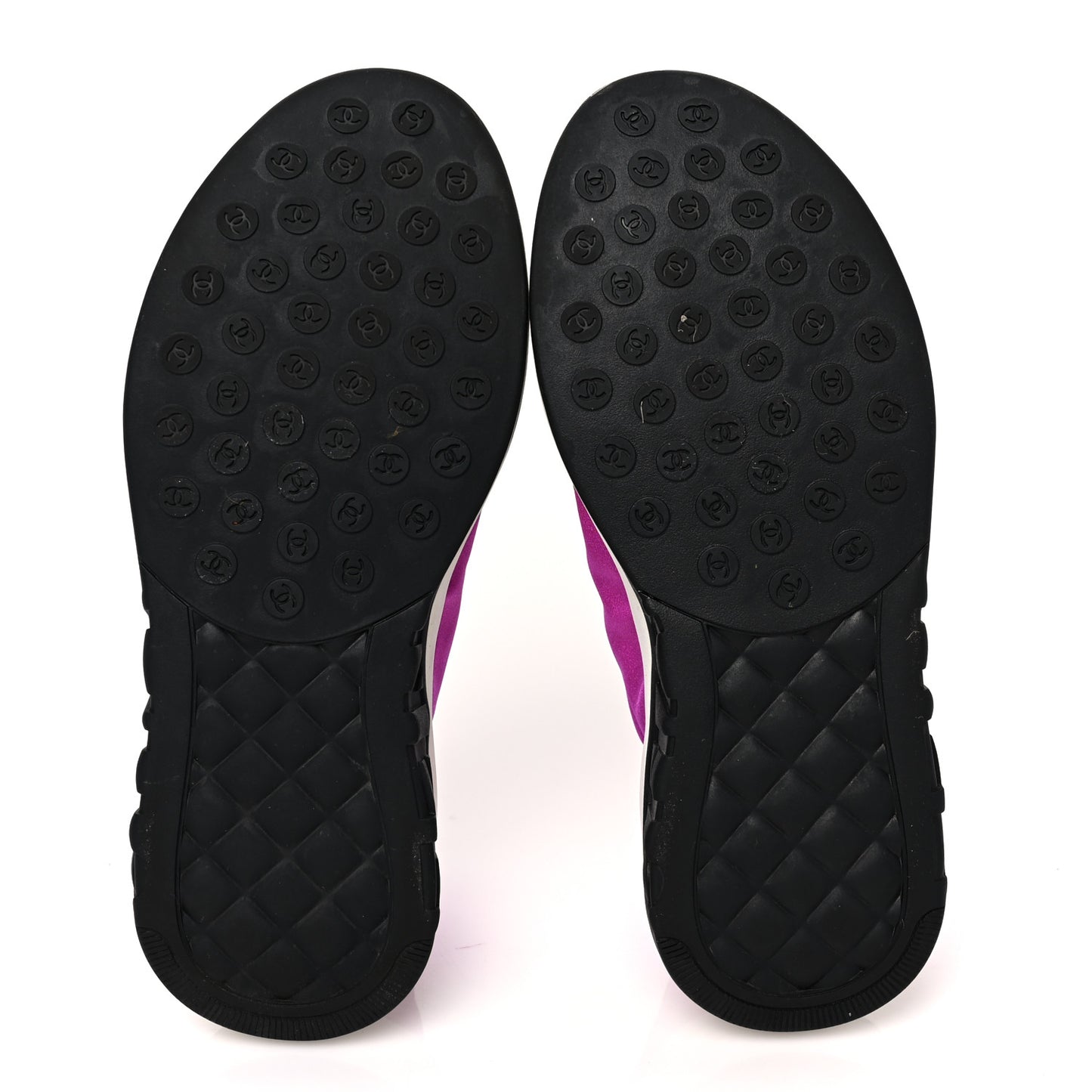 Calfskin Mesh Lycra Sneakers 36.5 Dark Pink