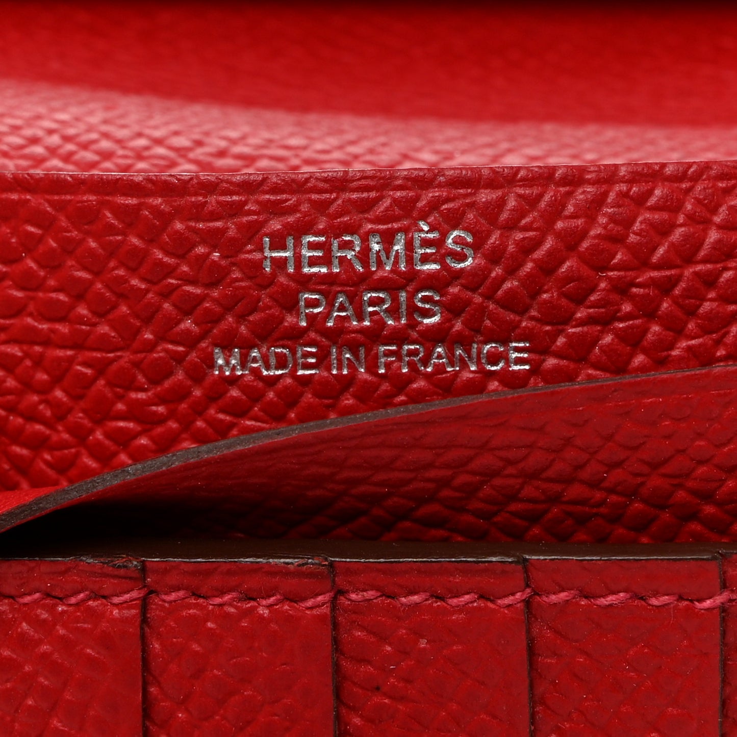 Epsom Bearn Compact Wallet Rouge Casaque