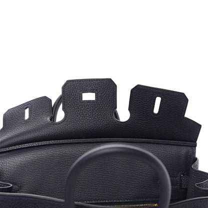 Hermes Togo Birkin 25 Bleu Nuit 7 of 27