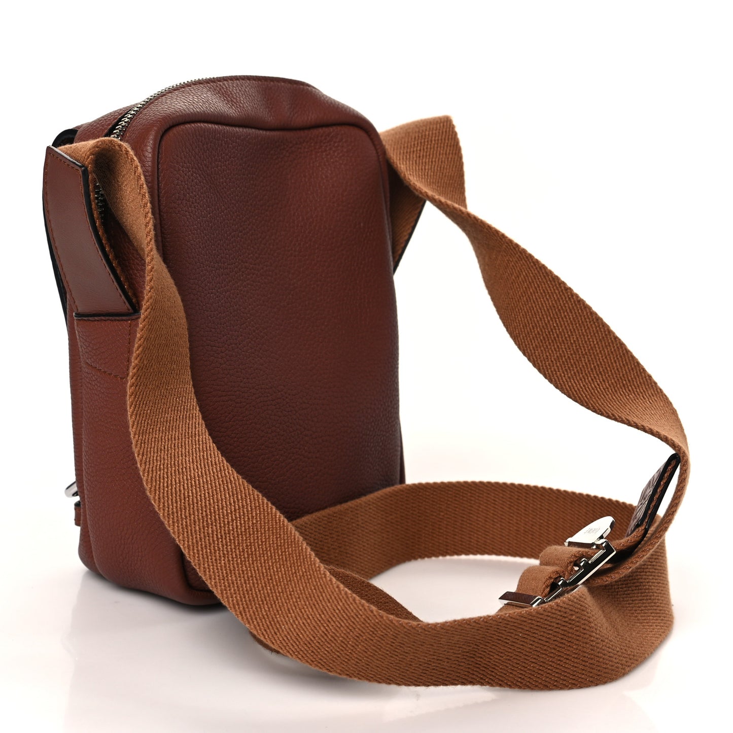 Soft Grained Calfskin XS Military Crossbody Cognac