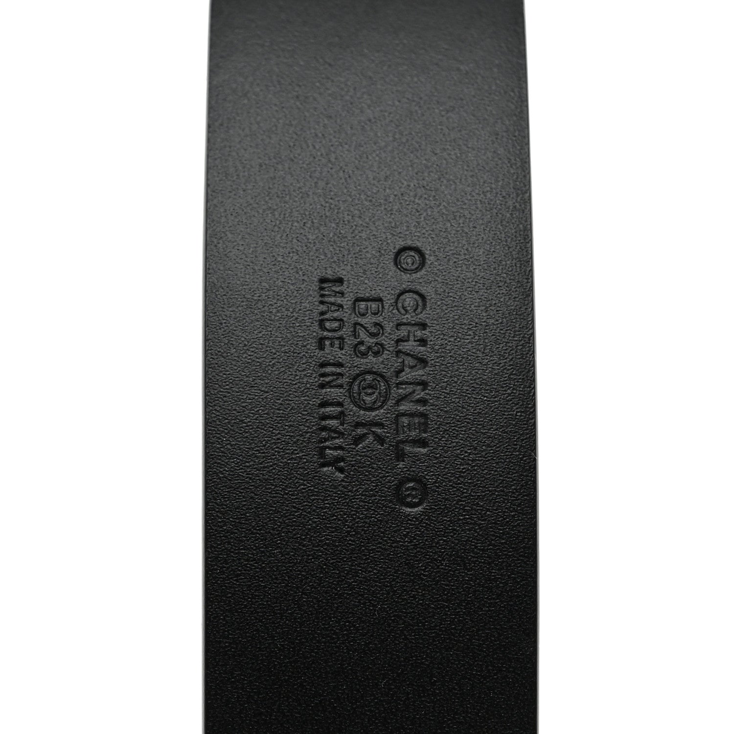 Chanel Calfskin Pearl Crystal CC 90 36 Belt Black 3 of 6