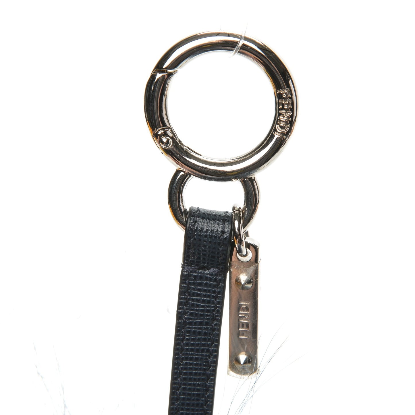 Fox Fur Vitello Nutty Monster Bag Charm Sky